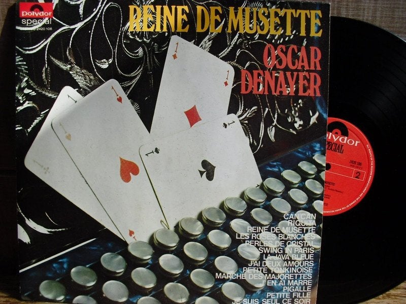 OSCAR DENAYER Accordeon "Reine De Musette" LP, Gebruikt, Ophalen of Verzenden, 12 inch, Inclusief binnenhoes