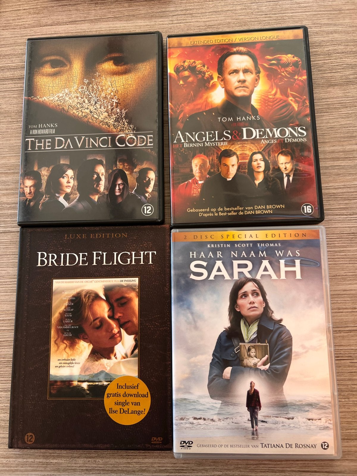 DVD Collectie: Da Vinci Code, Angels & Demons, Bride Flight,, Vanaf 16 jaar, Speciale editie, Nederlands, Overige genres