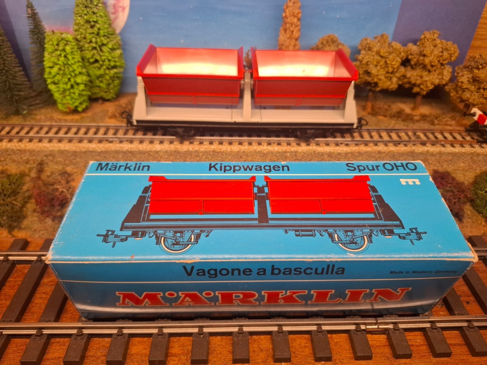 Marklin minex kipwagon in ovp nr 4459, Wisselstroom, Wagon, Ophalen of Verzenden, Zo goed als nieuw