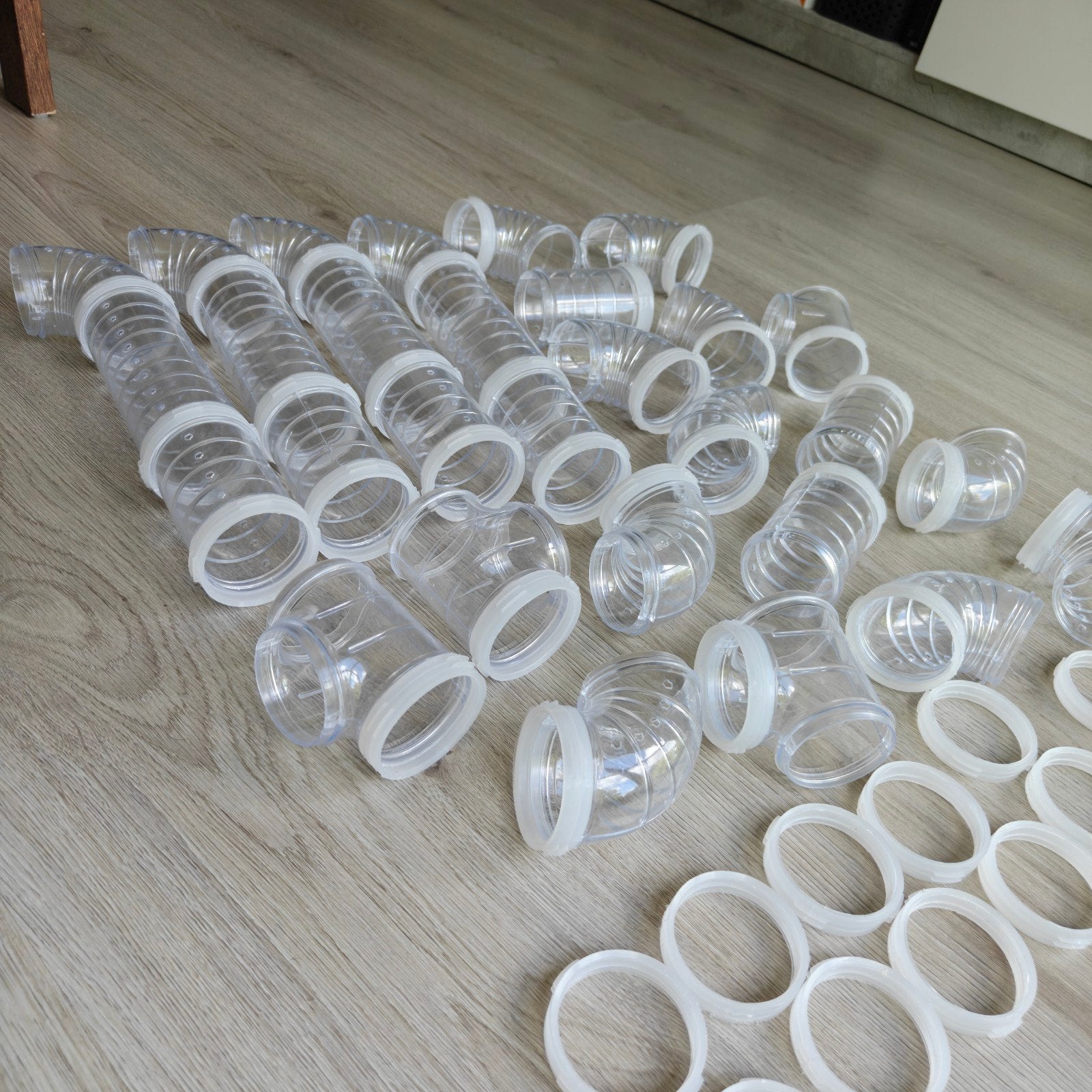Hamster/gerbil/muis buizen set 29 stuks met extra ringen, Ophalen of Verzenden