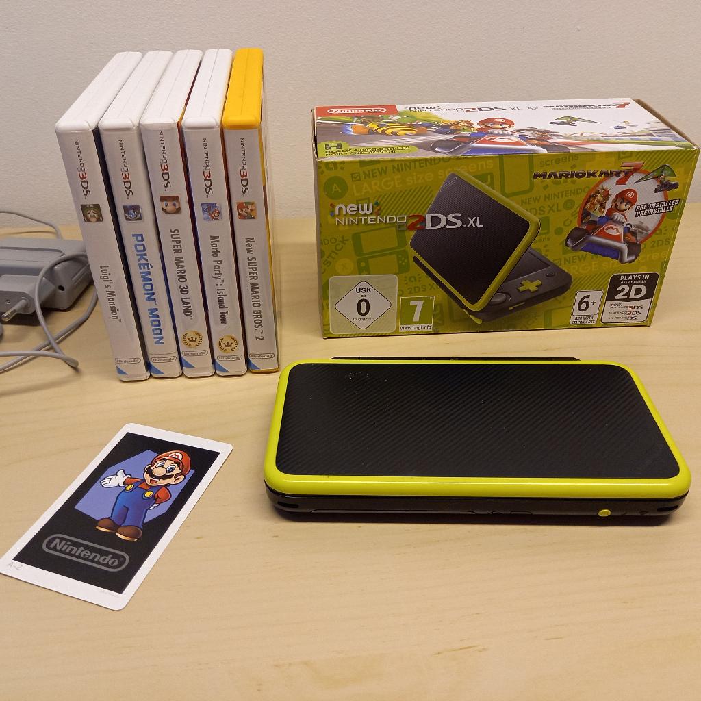 Nintendo 2DS XL ingebouwde Mario Kart + 3DS spellen, Spelcomputers en Games, Spelcomputers | Nintendo 2DS en 3DS, 2DS, Ophalen of Verzenden