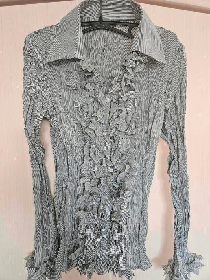 Mooie wrinkle blouse van Tence maat 38, Ophalen of Verzenden, Zo goed als nieuw, Maat 38/40 (M)