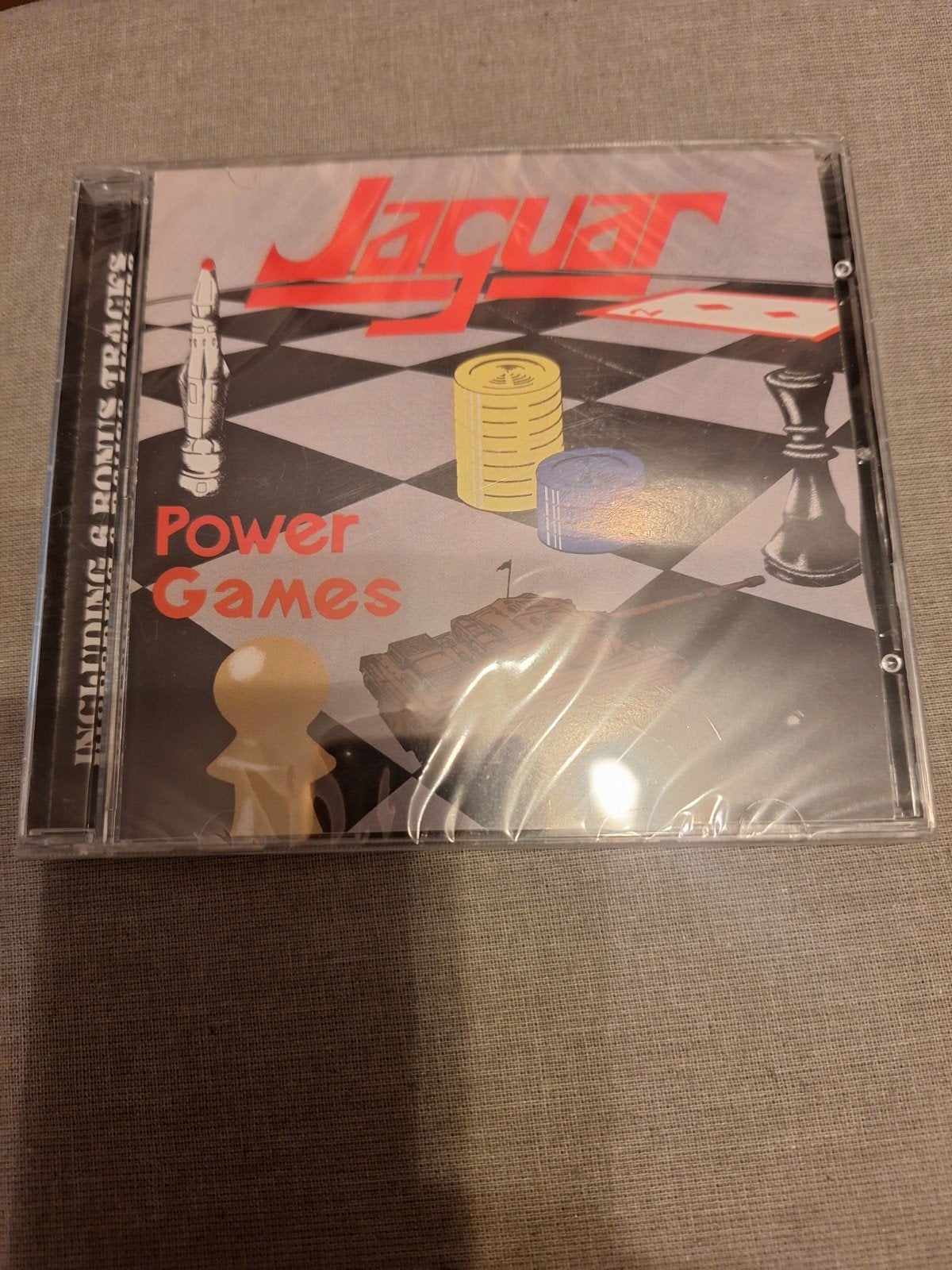 Jaguar - Power Games (CD) Heavy Metal met bonustracks, Met bonustracks, Verzenden, Hardrock, Nieuw in verpakking