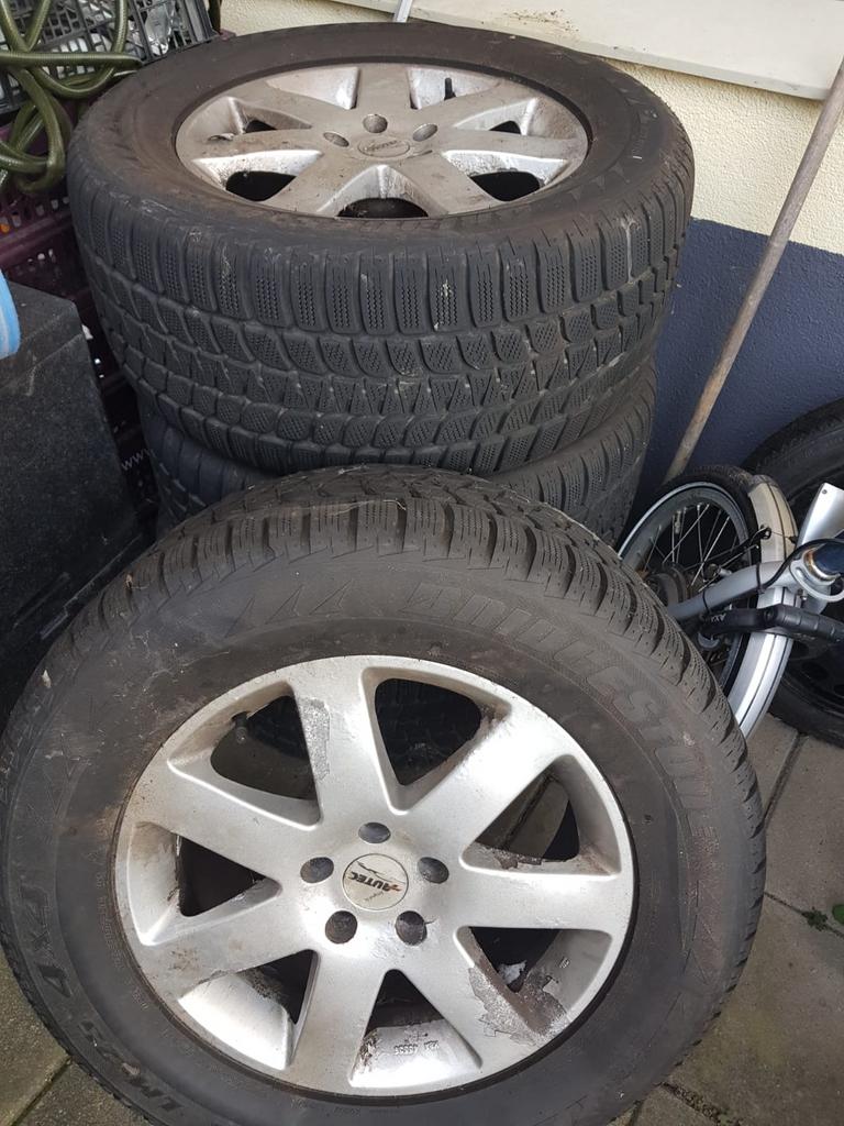 Winterbanden met velgen - Autec - Gebruikt, Ophalen, Gebruikt, 16 inch, Banden en Velgen