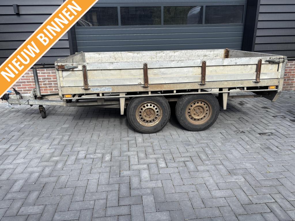 Plateauwagen aanhanger aanhangwagen tandemasser 2700 kg, Gebruikt