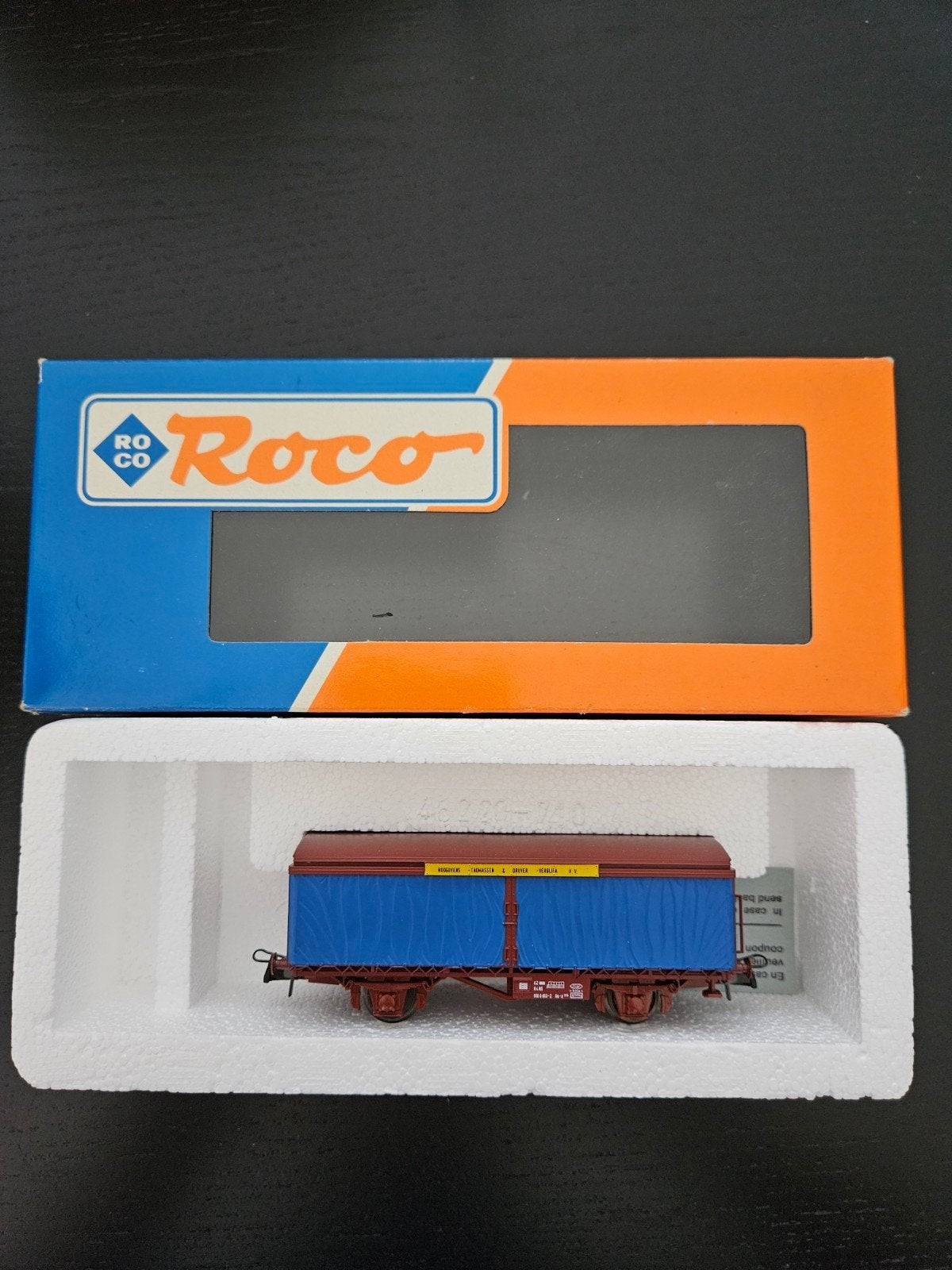 Roco 46220 NS Zeilwagen Hoogovens, Hobby en Vrije tijd, Wagon, Ophalen of Verzenden, Roco, NS