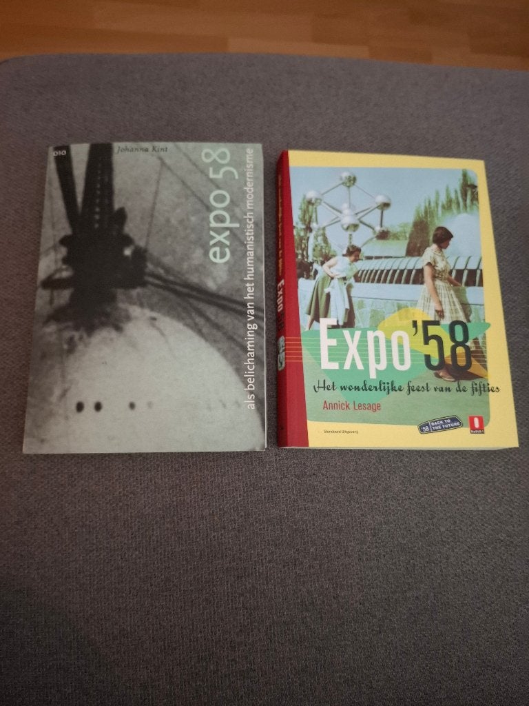 Wereldtentoonstelling Brussel 1958 Twee Boeken, Boeken, Ophalen of Verzenden, 20e eeuw of later, Zo goed als nieuw, Europa