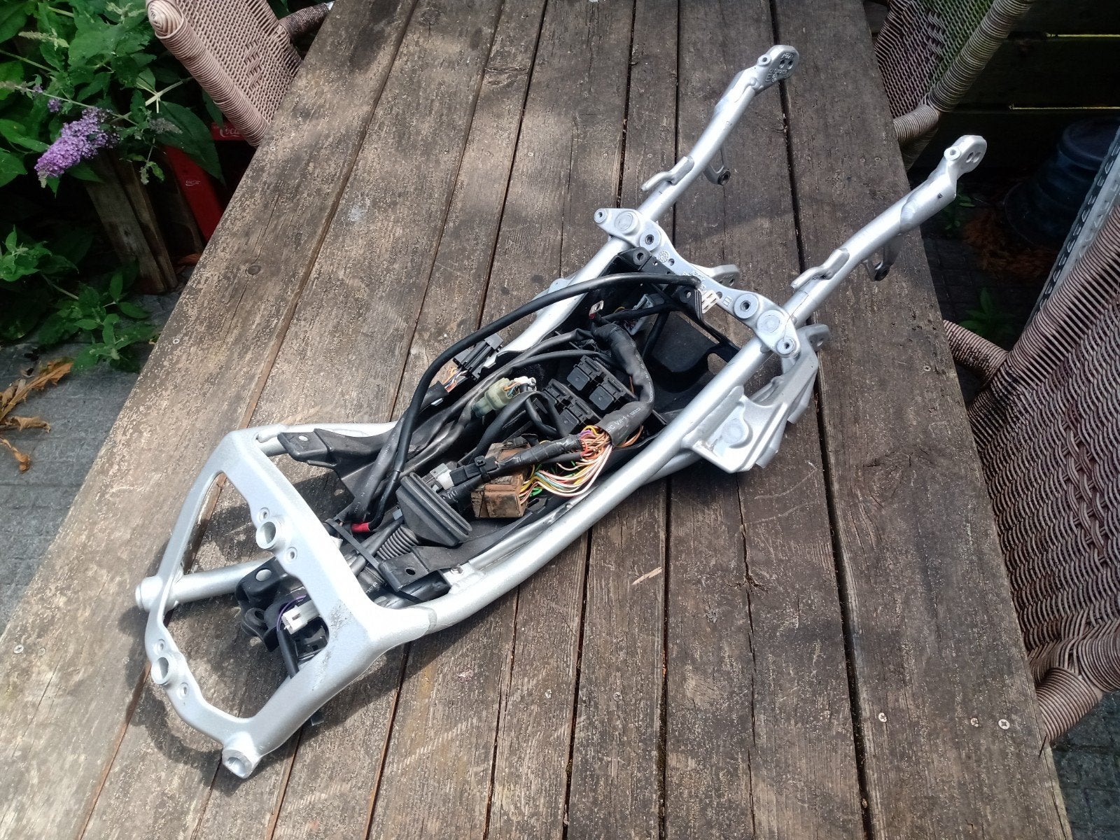 KTM RC8 subframe met electronica bak, Ophalen of Verzenden