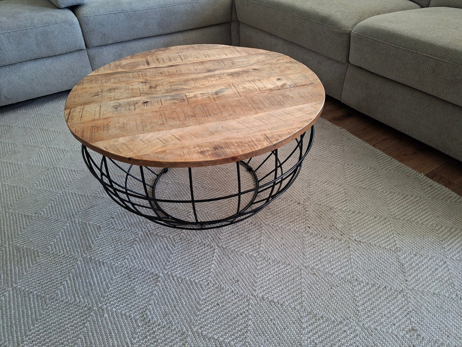 salontafel, Huis en Inrichting, Ophalen, Gebruikt, 50 tot 100 cm, Rond