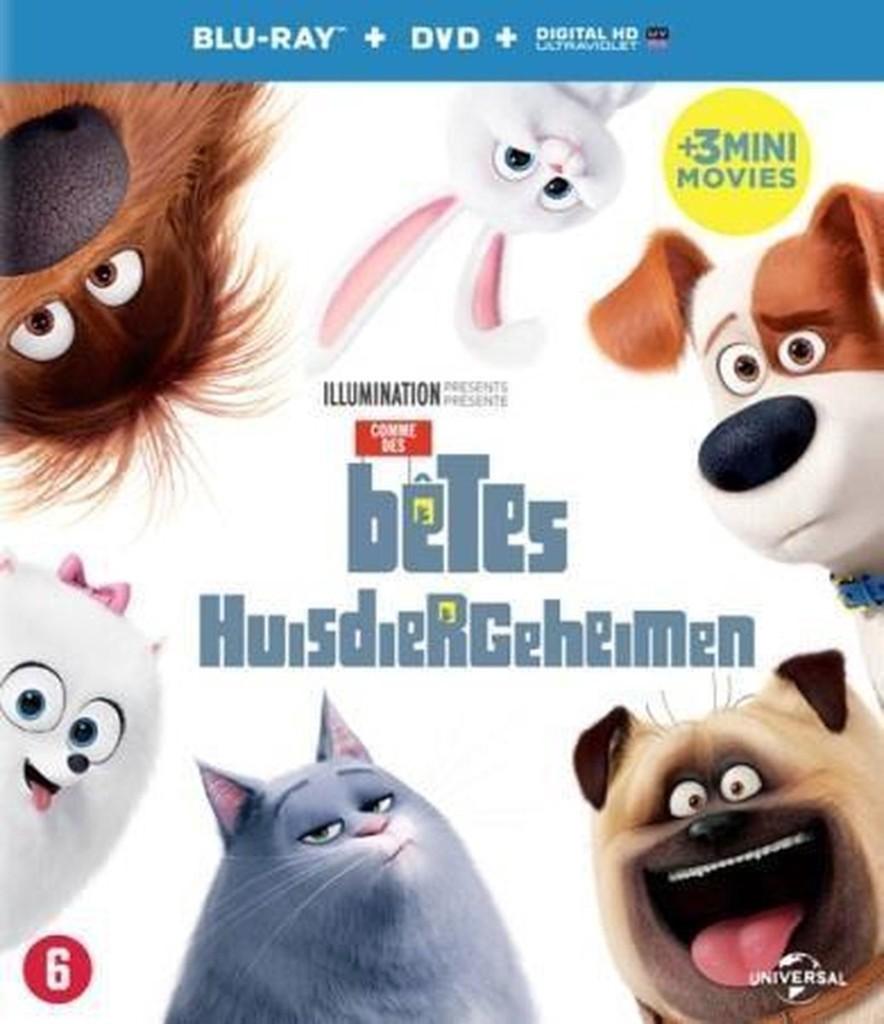 Te koop Blu Ray huisdierengeheimen 7 euro, Ophalen of Verzenden, Zo goed als nieuw, Tekenfilms en Animatie