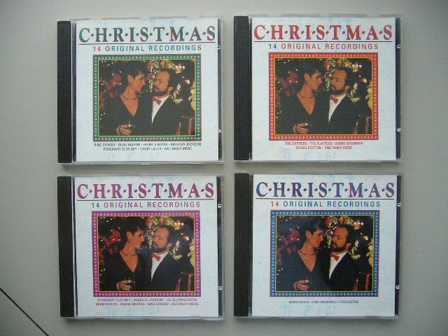 Christmas 4 stuks, Diversen, Kerst, Ophalen of Verzenden