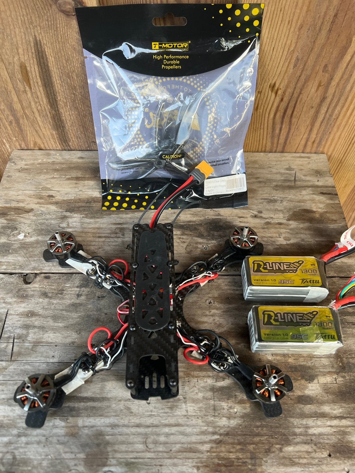 FPV Drone Carbon Fiber Frame met Motoren en Batterijen, Hobby en Vrije tijd, Modelbouw | Radiografisch | Helikopters en Quadcopters
