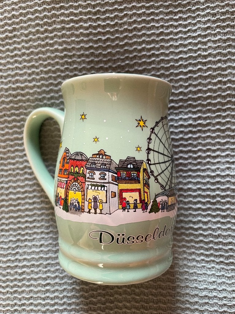 Mokje beker kerstmarkt Düsseldorf kerst, Diversen, Kerst, Ophalen of Verzenden, Zo goed als nieuw