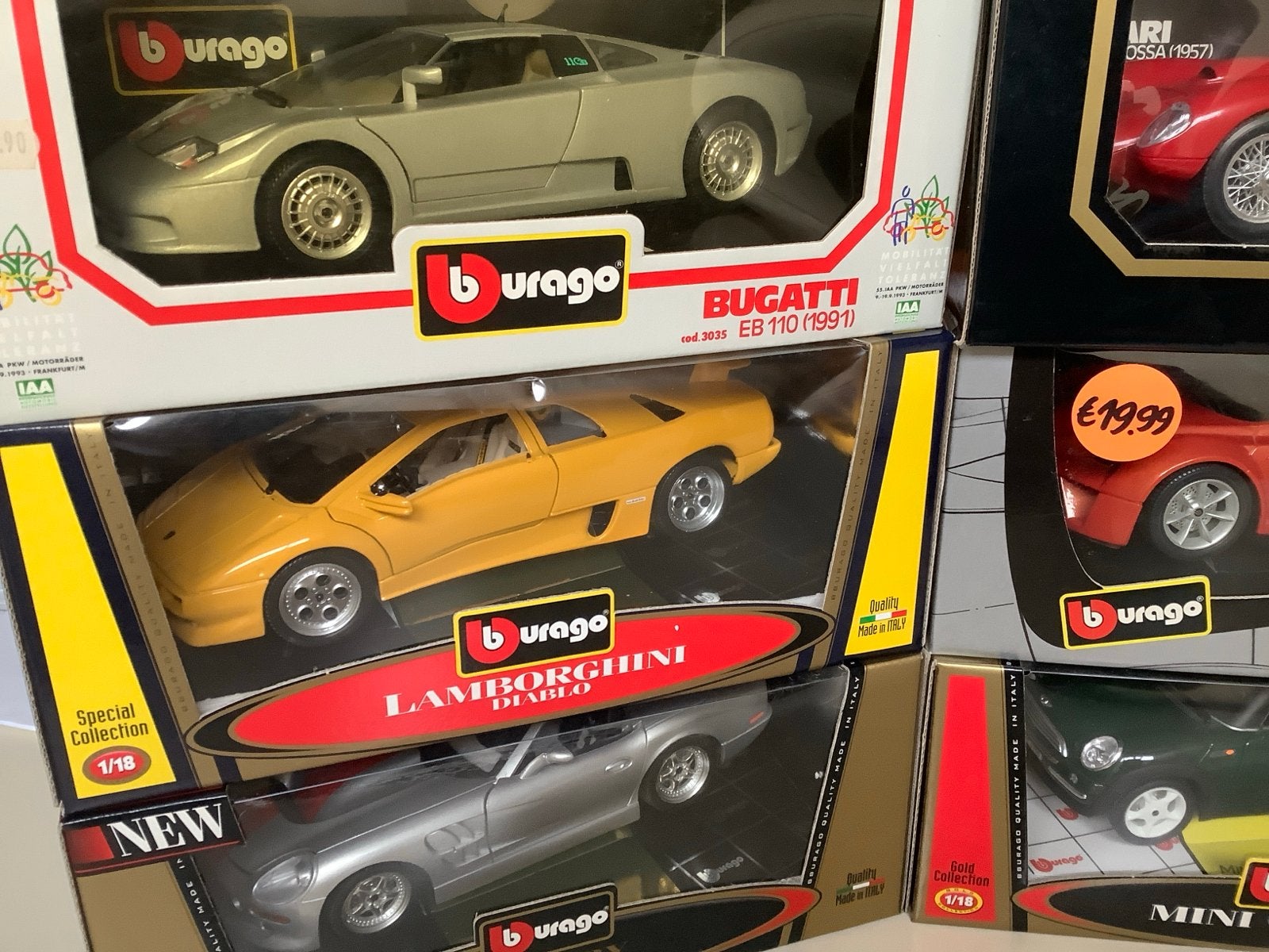 Burago modelauto's 1:18 - Nieuw in OVP, Hobby en Vrije tijd, Ophalen of Verzenden, Nieuw, Auto, Bburago