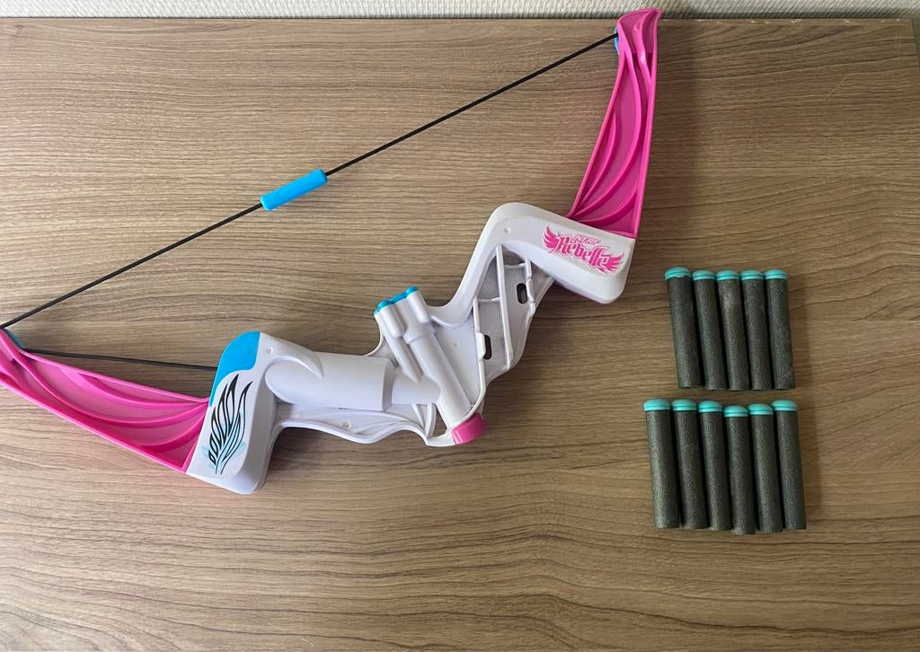 Nerf Rebelle pijl en boog incl. 11 pijltjes, Ophalen of Verzenden, Gebruikt