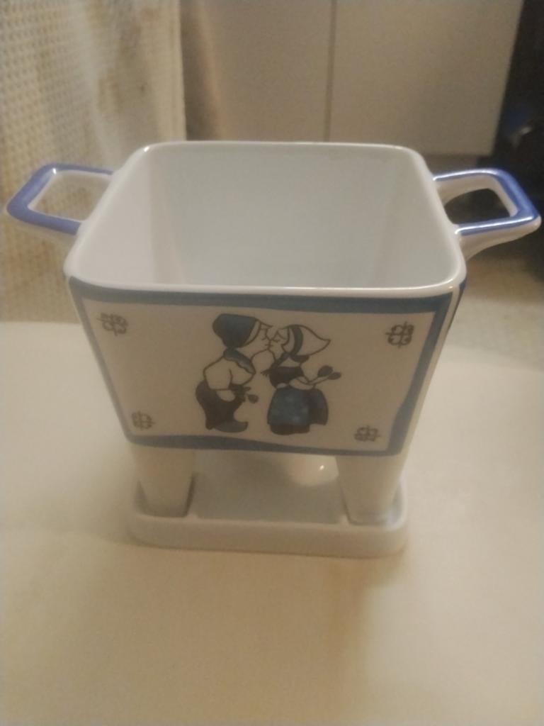 Kaasfondue set "Oer Hollands" met Delfts Blauw decor, Overige typen, Nieuw, Ophalen of Verzenden, Steen/keramiek