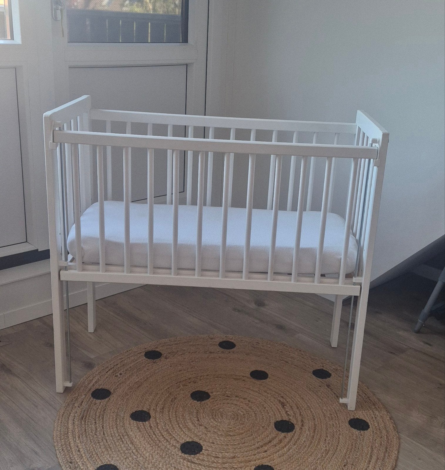 Petit Amélie Co-sleeper wit incl. matras en molton, Kinderen en Baby's, Babywiegjes en Ledikanten, Ophalen, Gebruikt, Wieg