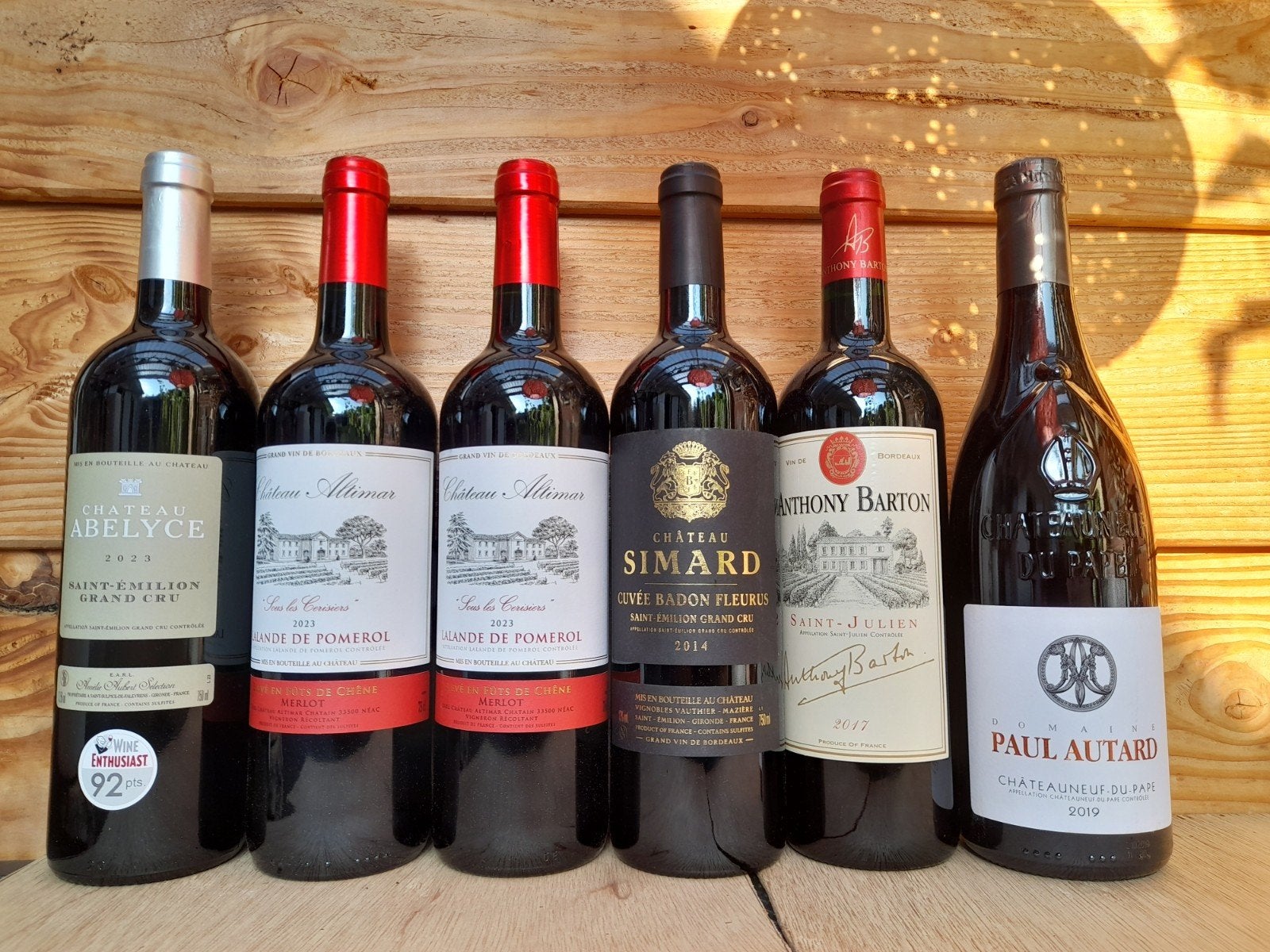 6 Flessen Wijn Frankrijk Rood Chateau Pomerol Chateauneuf, Verzenden, Frankrijk, Nieuw, Rode wijn