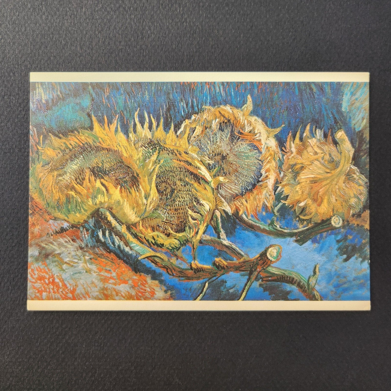 Kunstkaart Zonnebloemen Vincent van Gogh Kröller-Müller, Verzenden, 1980 tot heden, Ongelopen, Overige thema's
