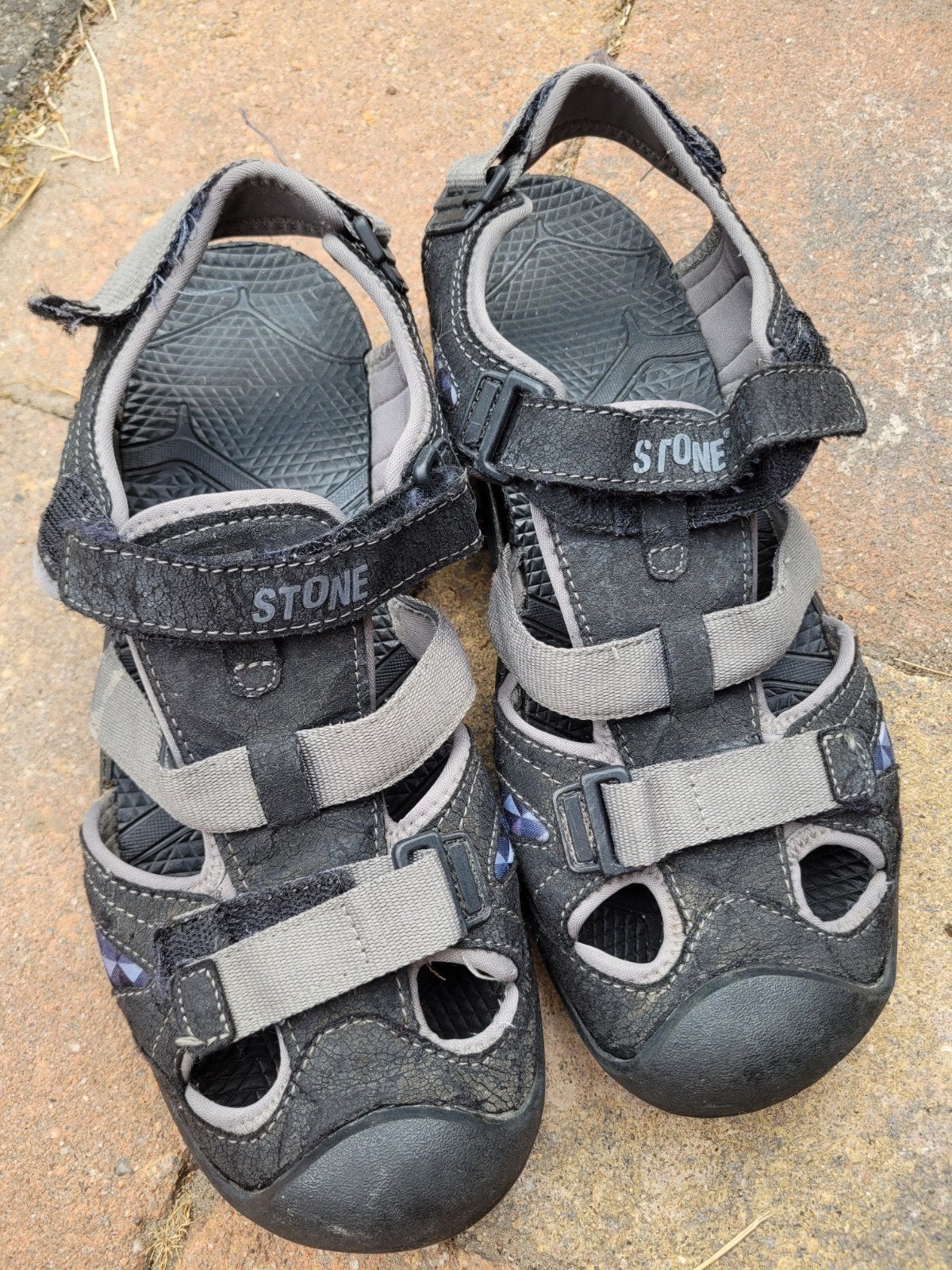 Stone sandalen - Maat 43, Kleding | Dames, Schoenen, Zwart, Stone, Gedragen, Sandalen of Muiltjes