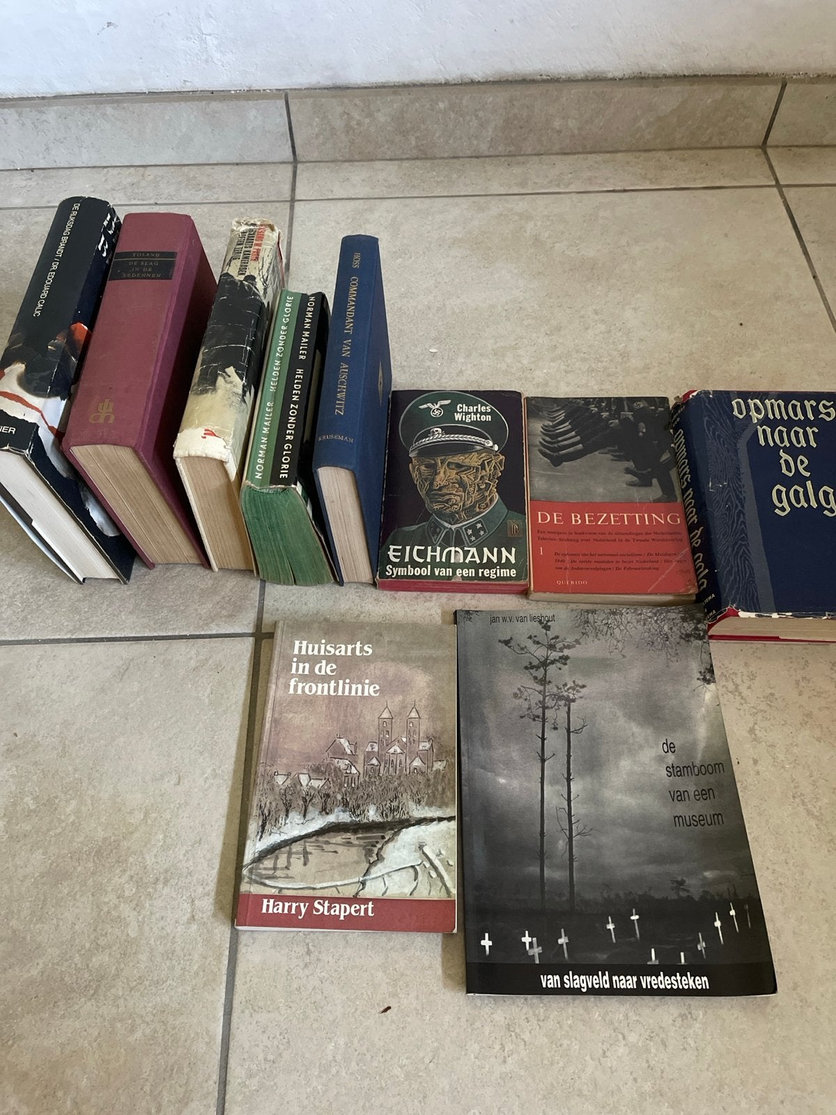 Collectie historische boeken WOII en militaire geschiedenis, Ophalen of Verzenden, Tweede Wereldoorlog, Gelezen, Algemeen