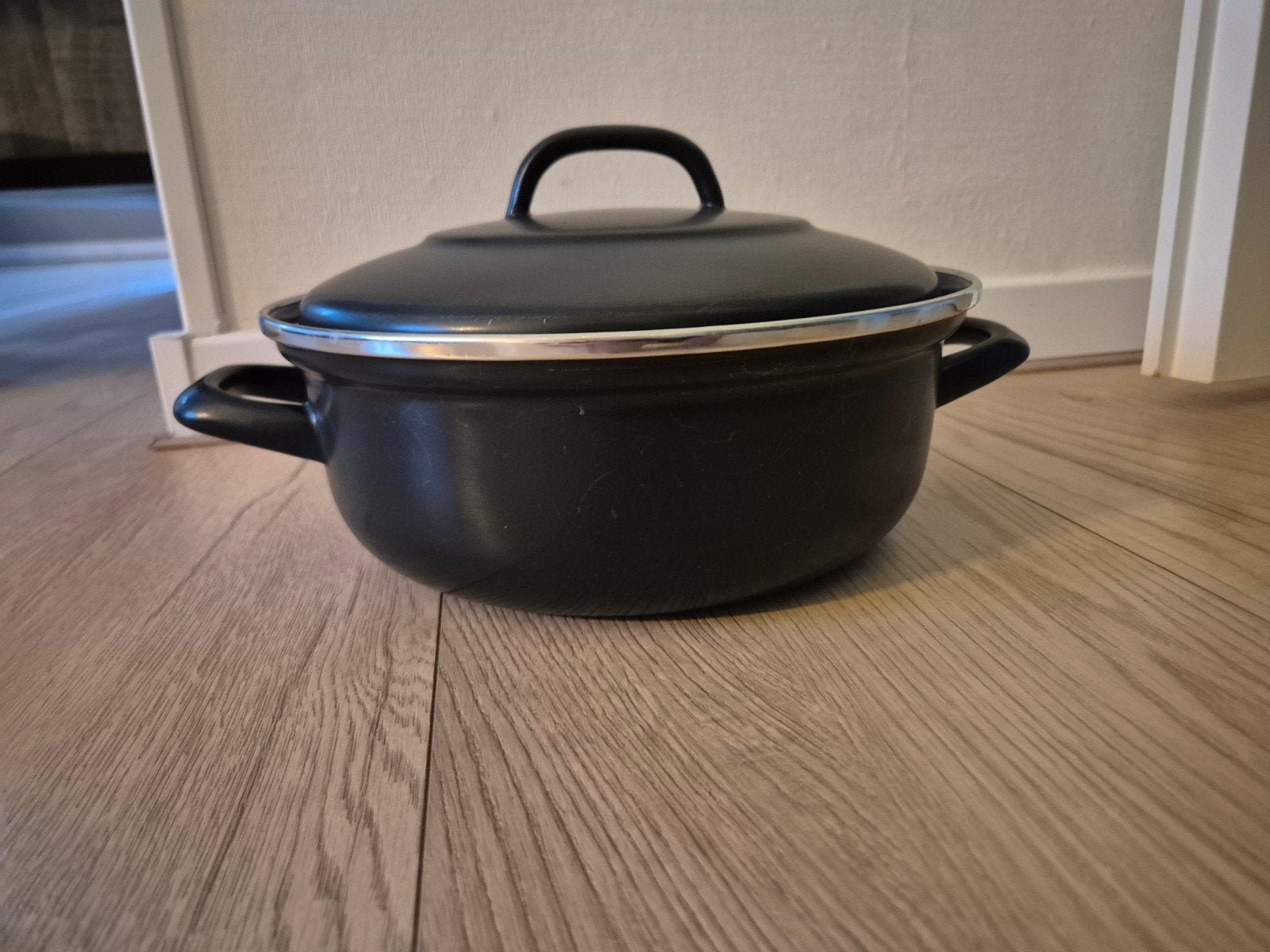 BK emaille braadpan, 25 cm, Ophalen, Gebruikt, Braadpan, BK