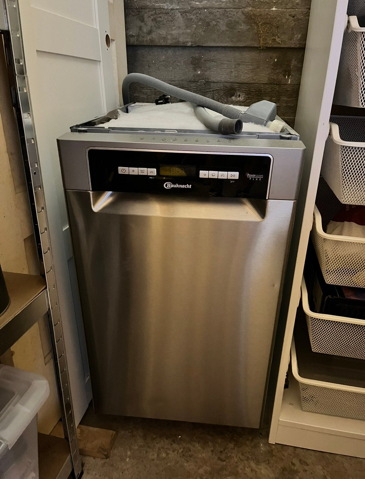 Inbouw vaatwasser BAUKNECHT (smal, 45 cm), Witgoed en Apparatuur, Vaatwasmachines, Ophalen, Zo goed als nieuw, Inbouw, Minder dan 45 cm