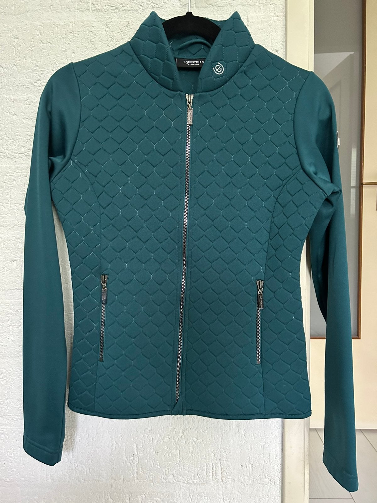 Equestrian Stockholm jasje emerald/amazonite M, Ophalen of Verzenden, Zo goed als nieuw, Dressuur, Bovenkleding