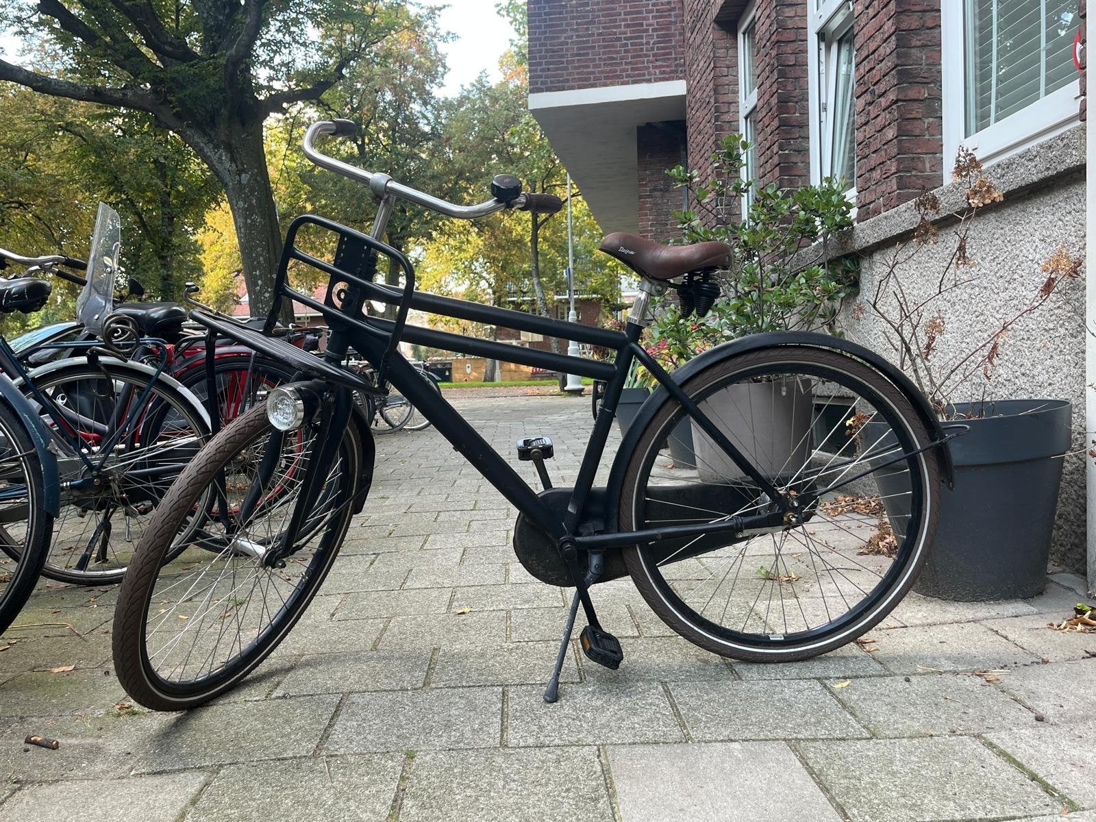 Cortina Transportfiets -Jongens- Zwart, Gebruikt, Ophalen, Gebruikt, Terugtraprem, 26 inch of meer