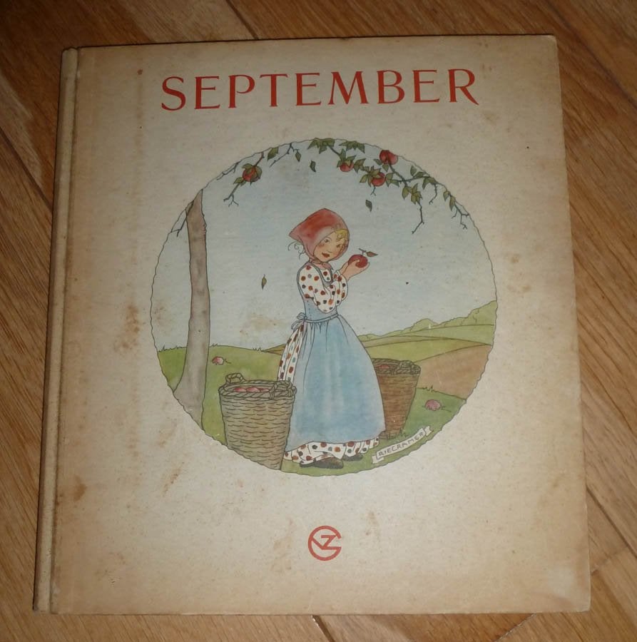 RIE CRAMER, September Herfstmaand tekeningen en versjes, Ophalen of Verzenden, Gelezen