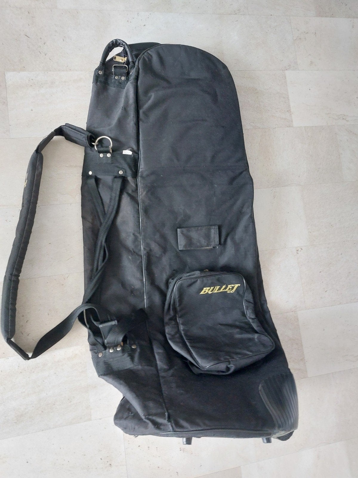 Bullet Golf Reistas met Wielen - Zwart, Ophalen of Verzenden, Gebruikt, Tas, Overige merken