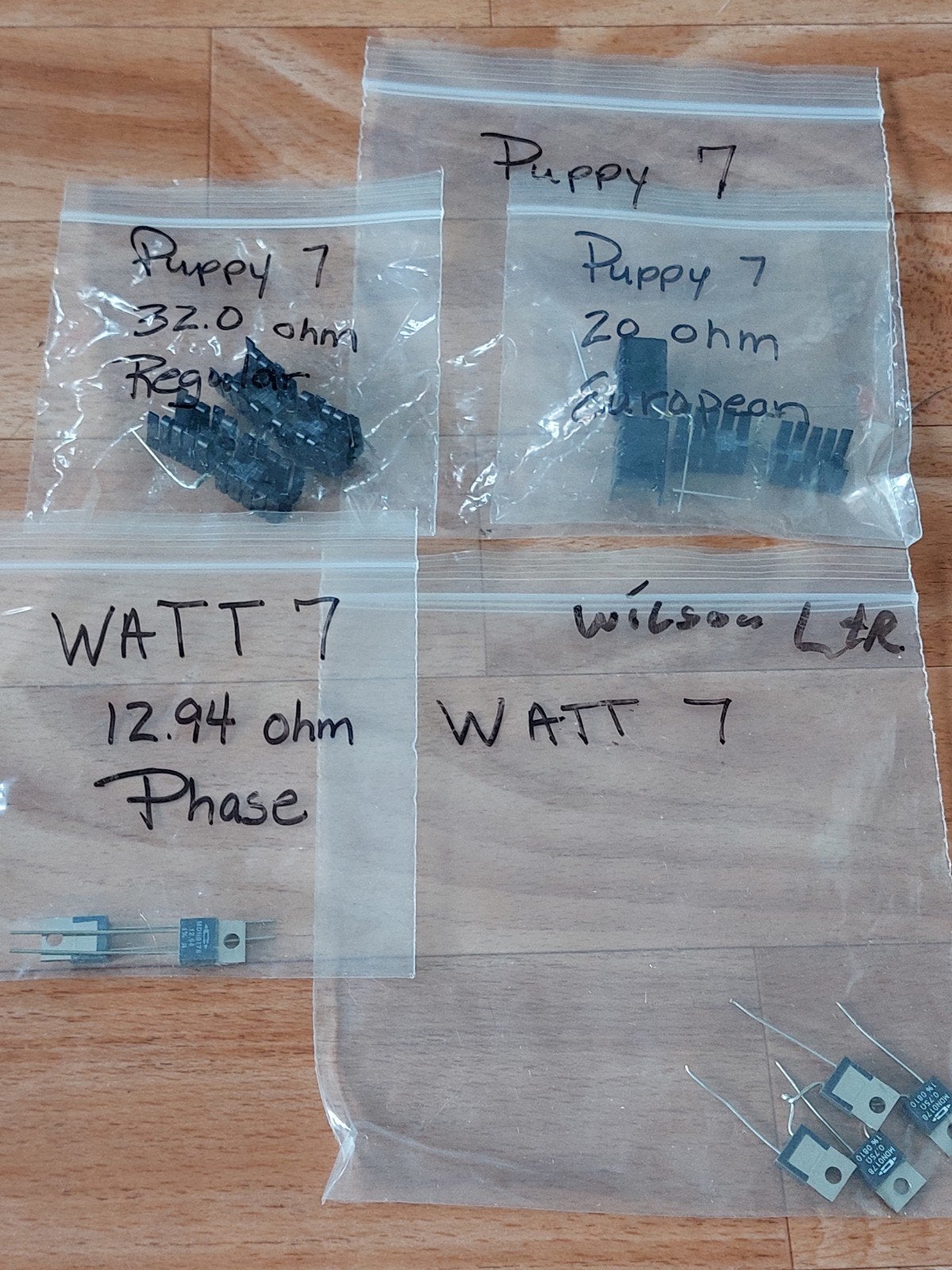 Wilson audio resistor sets, Audio, Tv en Foto, Luidsprekers, Ophalen of Verzenden