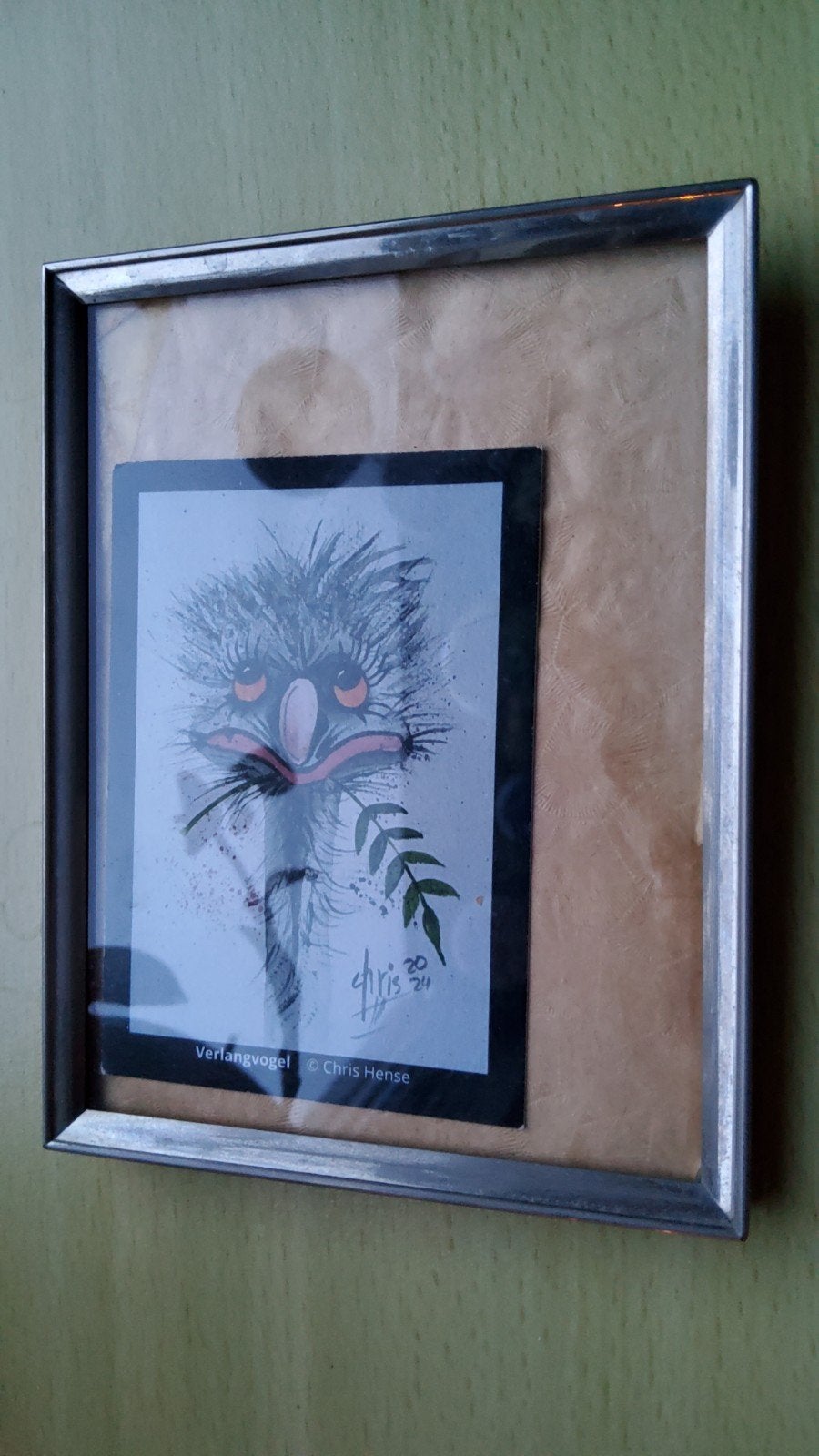 oud klein retro zilver kleur fotolijstje bewerkt randje., Ophalen of Verzenden