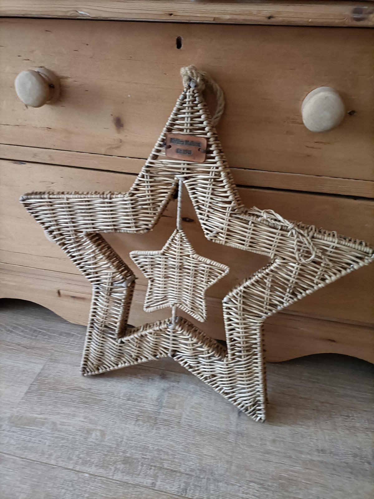 Riviera Maison rattan ster, Ophalen of Verzenden, Zo goed als nieuw