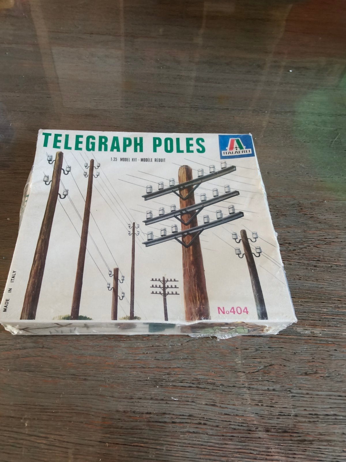 Italaerei Telegraafpalen Modelbouw Kit No. 404, Groter dan 1:32, Nieuw, Ophalen of Verzenden, Italaerei