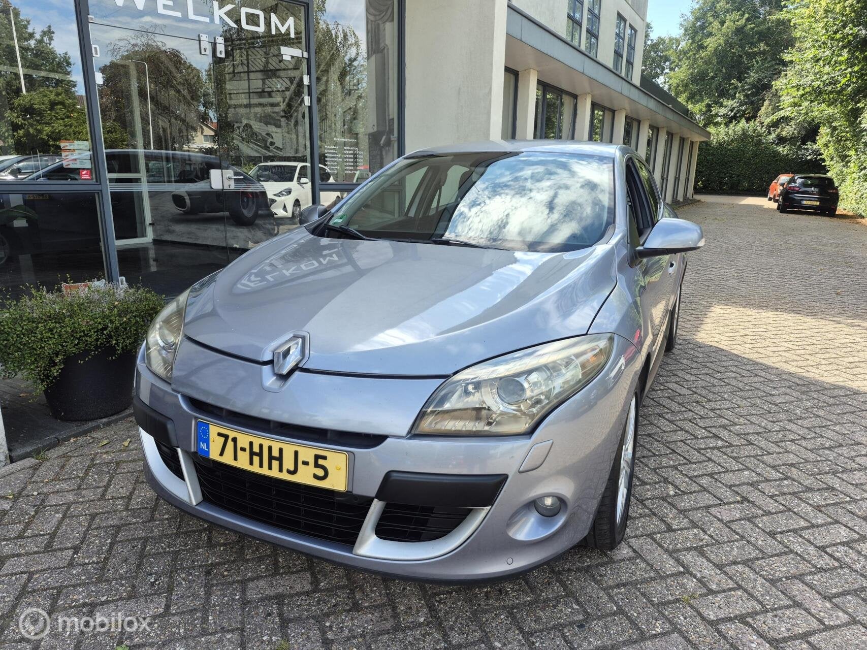 Renault Megane 1.6 Dynamique|5DRS|Clima|Navi|Xenon|Cruise!, Stof, 4 cilinders, Blauw, Bedrijf