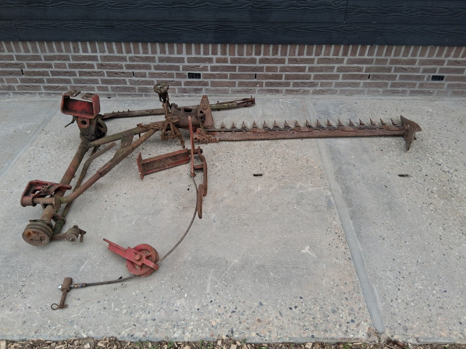 Maaibalk vingerbalk maaier Cormick Farmall D 217 D 212  DLD2, Ophalen