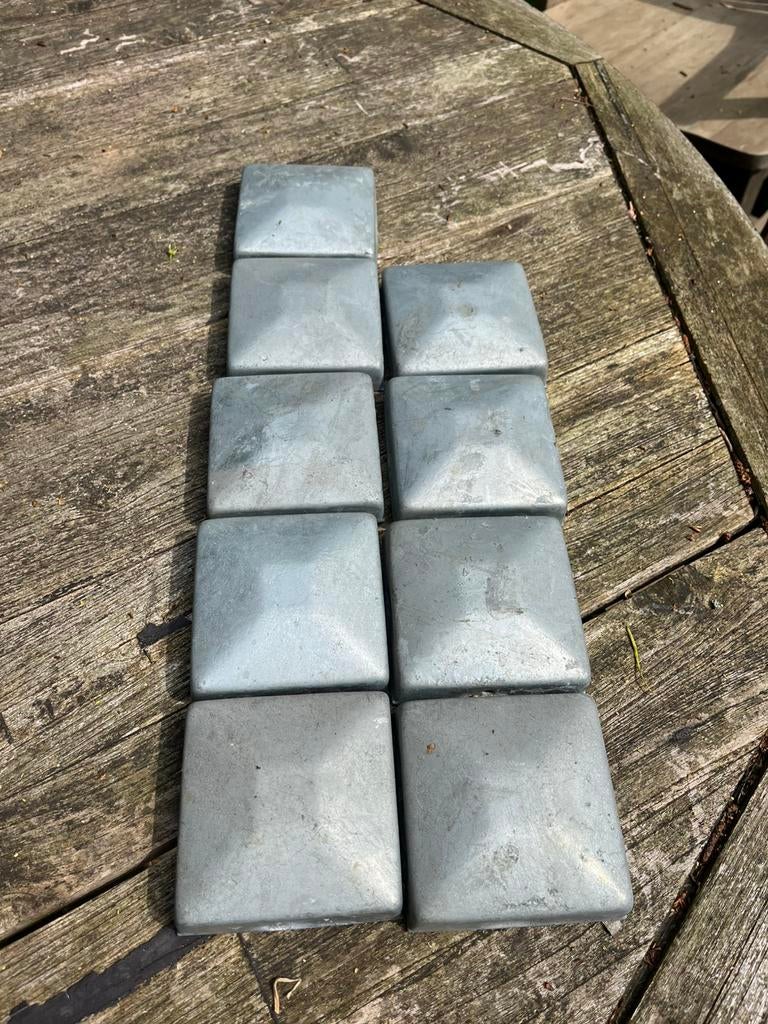 Paalkappen 9x9, Ophalen of Verzenden, Zo goed als nieuw, Overige materialen