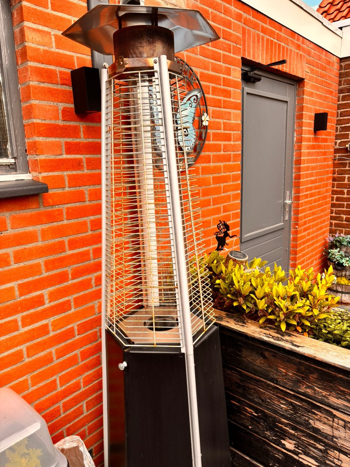 Mooie grote terrasheater, Tuin en Terras, Terrasverwarmers, Ophalen, Gebruikt