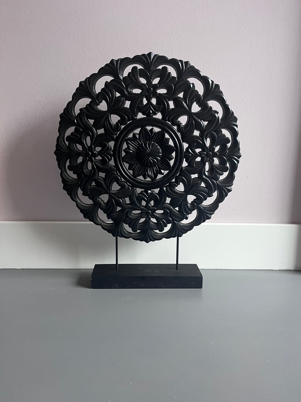 Decoratief ornament op voet - Gratis af te halen, Ophalen, Gebruikt, Zwart, Oosters