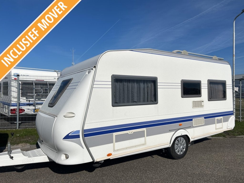 Hobby Excellent 460 UFE FRANS BED VOORTENT MOVER, Hobby-Wohnwagenwerk Ing. Harald Striewski GmbH, Rondzit, Hobby, Harald-Striewski-Straße 15, 24787 Fockbek, Duitsland