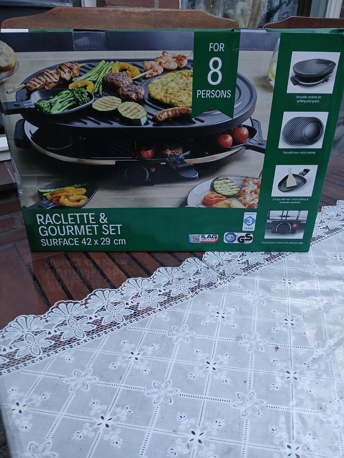 Te koop: Gourmetstel 8 persoons, NIEUW, Witgoed en Apparatuur, Gourmetstellen, Ophalen, Nieuw, 8 personen of meer