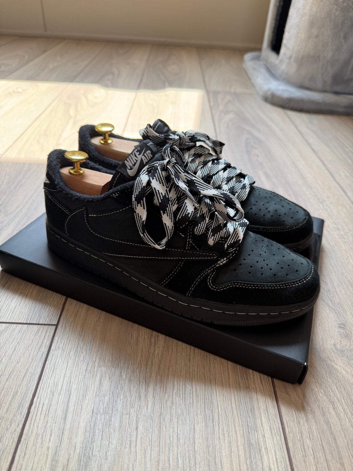 Nike Travis Scott Phantom US 9 / EU 42.5 - Zeer goede staat, Ophalen of Verzenden, Zo goed als nieuw, Zwart, Sneakers of Gympen