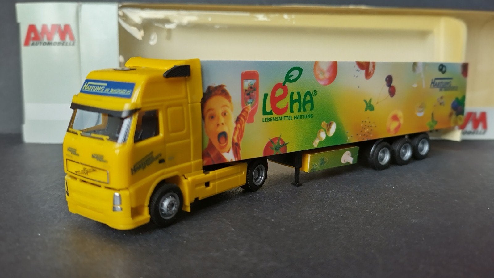 Volvo FH 12 Leha Hartung 1:87 Awm Pol, Verzenden, ., Nieuw, Herpa