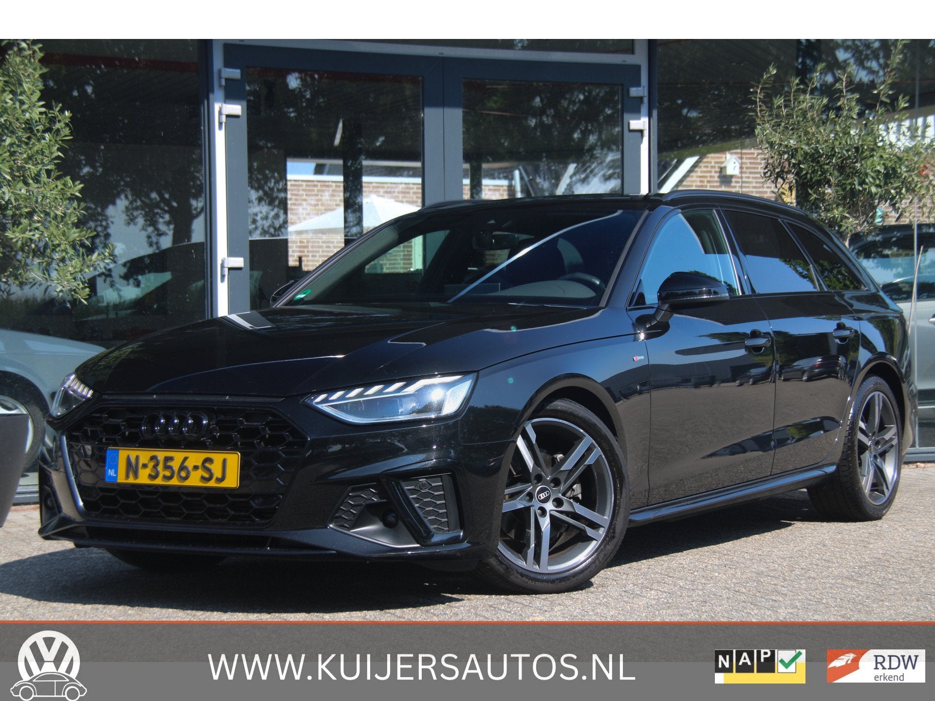 Audi A4 Avant 35 TFSI S-Line Competition | Black Optic | Vir, Gebruikt, 4 cilinders, Zwart, Origineel Nederlands