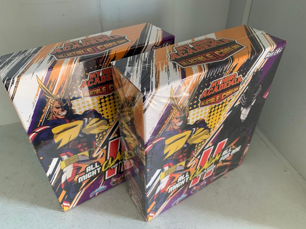 My Hero Academia Collectible Card Game All Might vs All For, Een of twee spelers, Ophalen of Verzenden, Nieuw