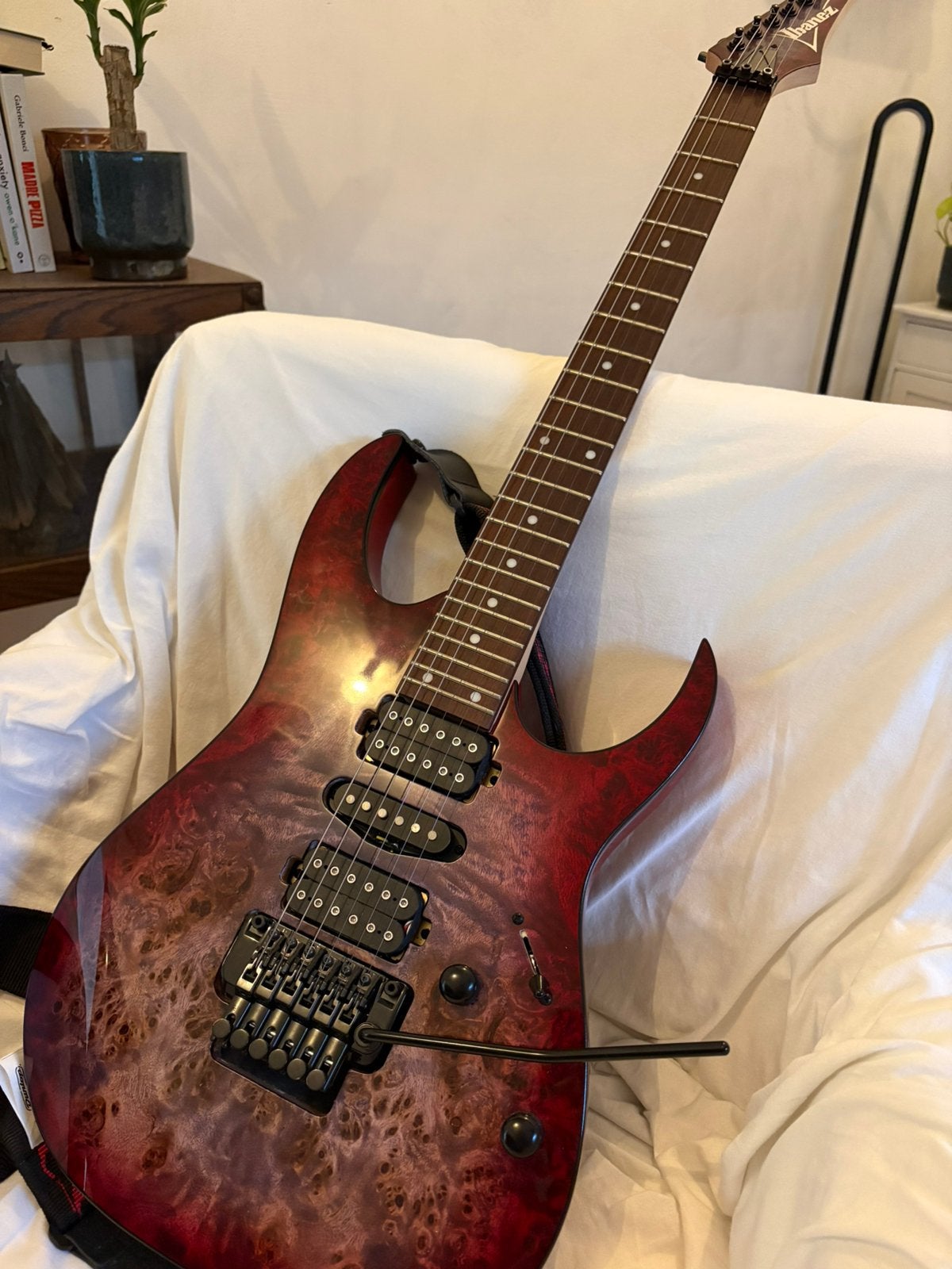 Ibanez gitaar Rg470Pb-Reb Red Eclipse Burst, Muziek en Instrumenten, Ophalen, Gebruikt, Solid body, Ibanez