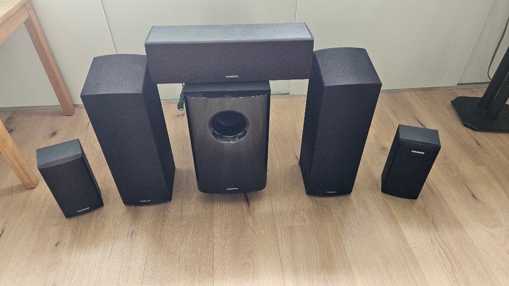 Onkyo speakerset, Audio, Tv en Foto, Luidsprekers, Ophalen, Gebruikt, Speakerset, Geschikt voor surround/home cinema