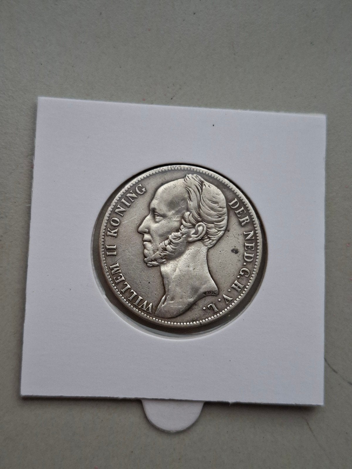 1 gulden 1849 willem 2 net exemplaar, Postzegels en Munten, Munten | Nederland, 1 gulden, Zilver, Ophalen of Verzenden, Losse munt