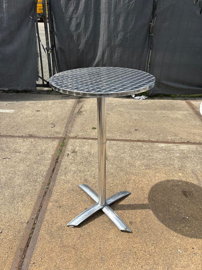 Aluminium statafel 106cm, Ophalen, Gebruikt